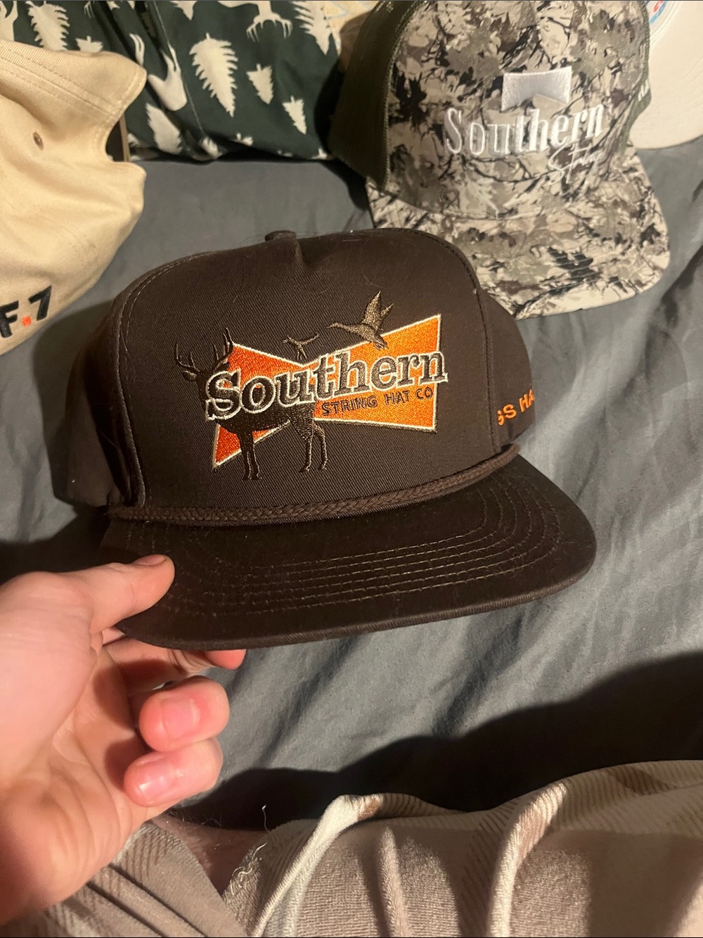Brown Logo Trucker Hat